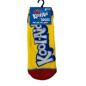 Drink Theme Socks 2 Pack Colorful Fun Graphic Ankle Unisex One Size